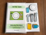 Food Adapted Books Following Directions (Left / Right and More) for Special Ed - Fully Prepped