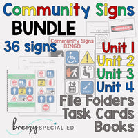 Community Signs BUNDLE for Special Ed