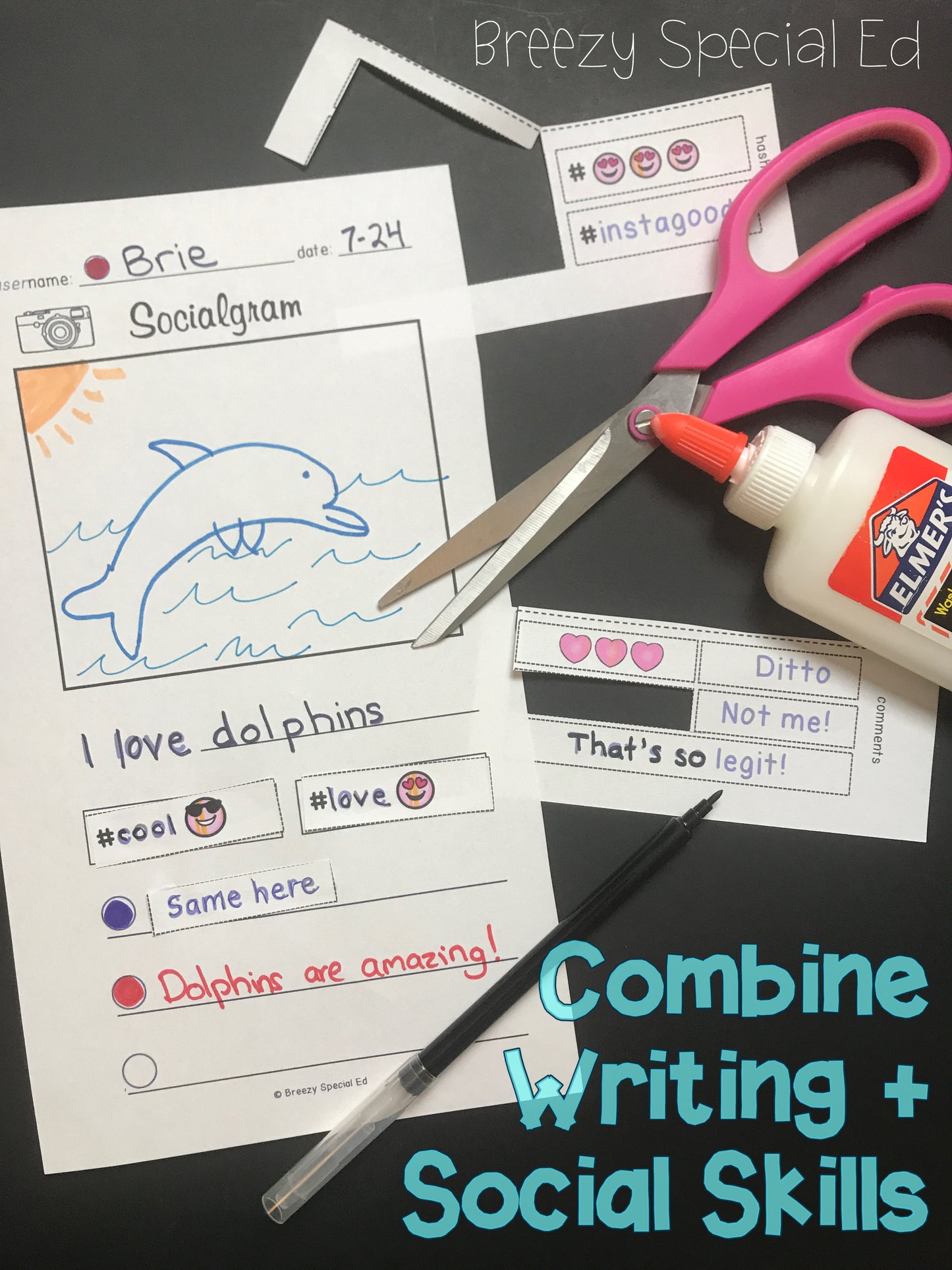 Socialgrams - a Social Writing and Communication Activity for Special Education