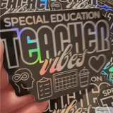 Special Education Teacher Die Cut Sticker Bundle of 4 (the FIFTH mini bundle)