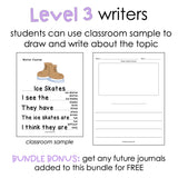 Errorless Journal Prompts BUNDLE: Differentiated Writing for Special Ed / Autism
