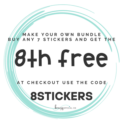 If A Child Can't Learn The Way We Teach Sticker | Teacher Sticker | Special Education