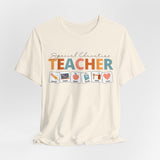 Customized Special Education Teacher | Symbols | Teacher T-shirt | Customization