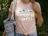 Summer Special Education Teacher Tee with Widgit Symbol Support
