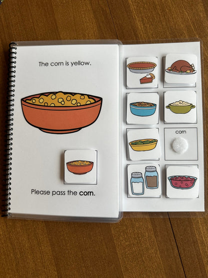 Thanksgiving Interactive Fully Prepped Adapted Books for Special Education