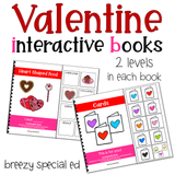 Valentine's Day Adapted Books set 2 for Special Education