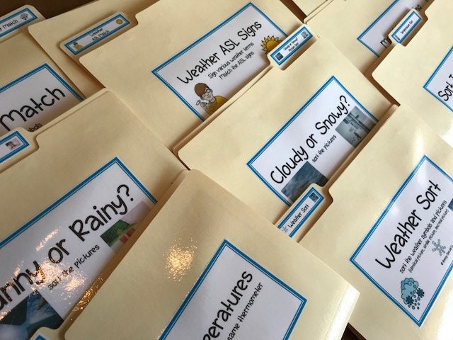 ULTIMATE File Folder Bundle - all breezy special ed file folders for life skills