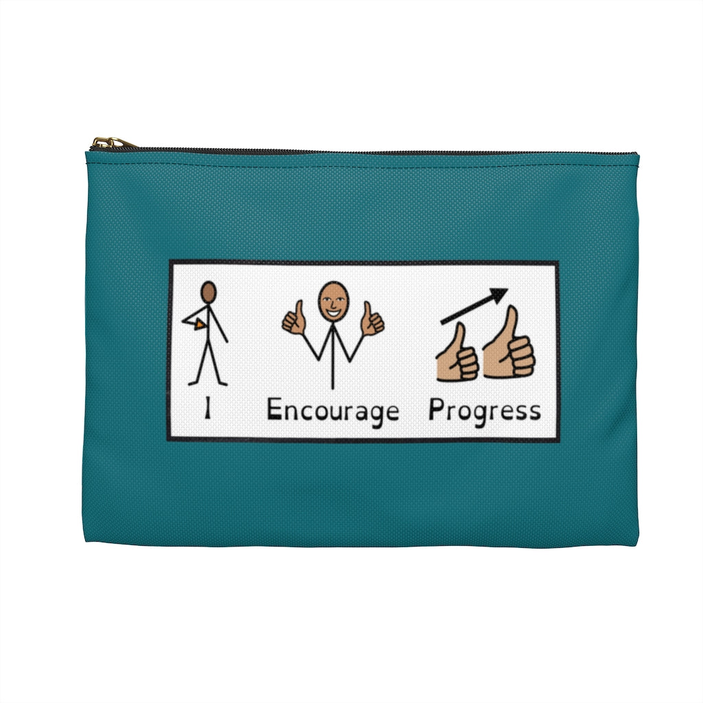 TEAL Special Educator / I Encourage Progress Pencil Pouch