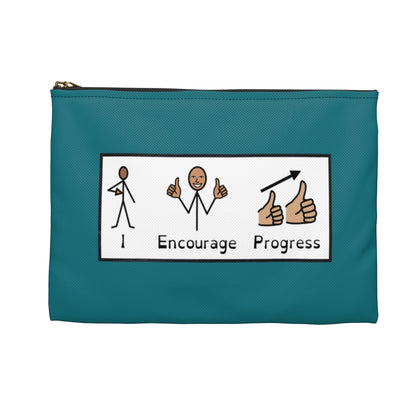 TEAL Special Educator / I Encourage Progress Pencil Pouch