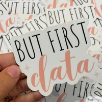 But First Data Sticker | Teacher Sticker | Special Education