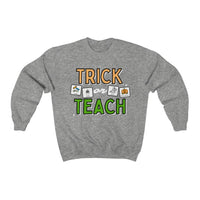 Trick or Teach Teacher Sweatshirt | Special Education Teacher Crewneck Sweatshirt