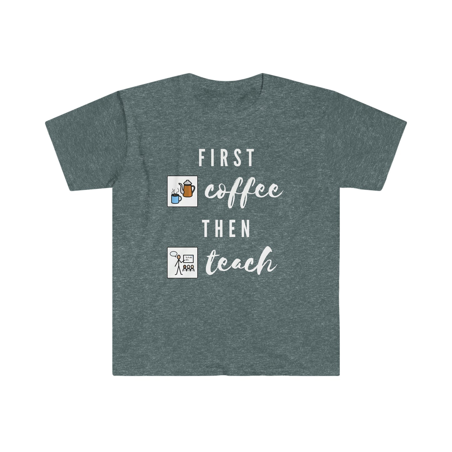 AUSTRALIA First Coffee Then Teach Teacher Tee / Special Education Teacher Tee