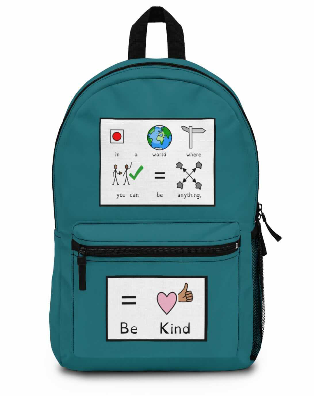 Be Kind Symbol Supported Backpack