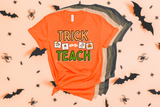 Teach or Trick special education teacher Halloween Shirt