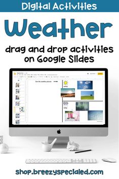 Distance Learning: Weather Digital Interactive Activities for Special Education