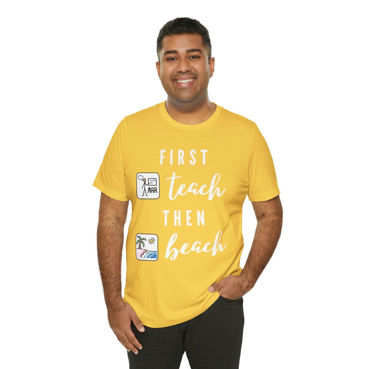 First Teach Then Beach Teacher Tee / Special Education Teacher Tee