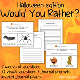 Would You Rather? Halloween Questions + Journal Prompts