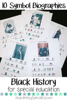 Black History - Symbol Supported Picture Reading Comprehension for Special Ed