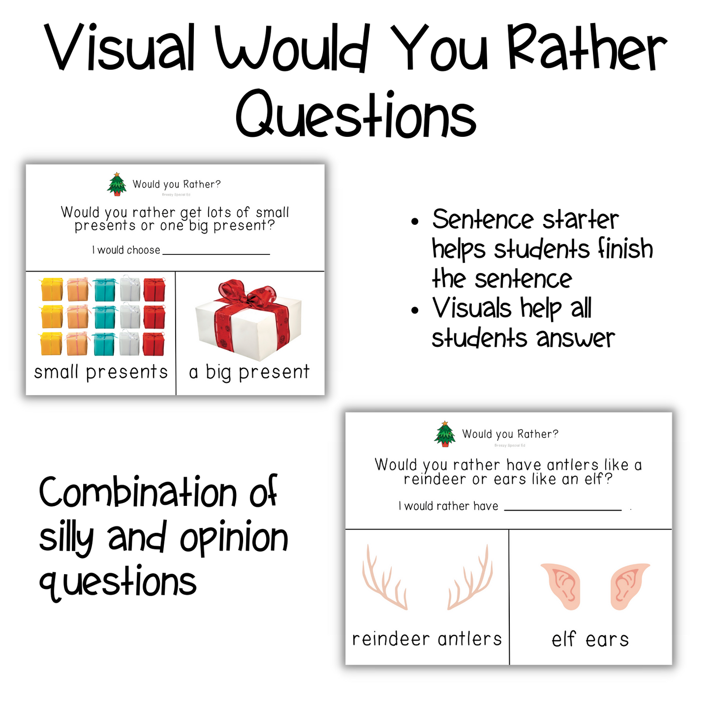 Would You Rather? Christmas Questions + Journal Prompts