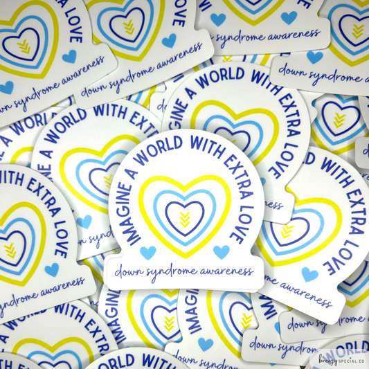 Down Syndrome Awareness Sticker | Teacher Sticker | Special Education
