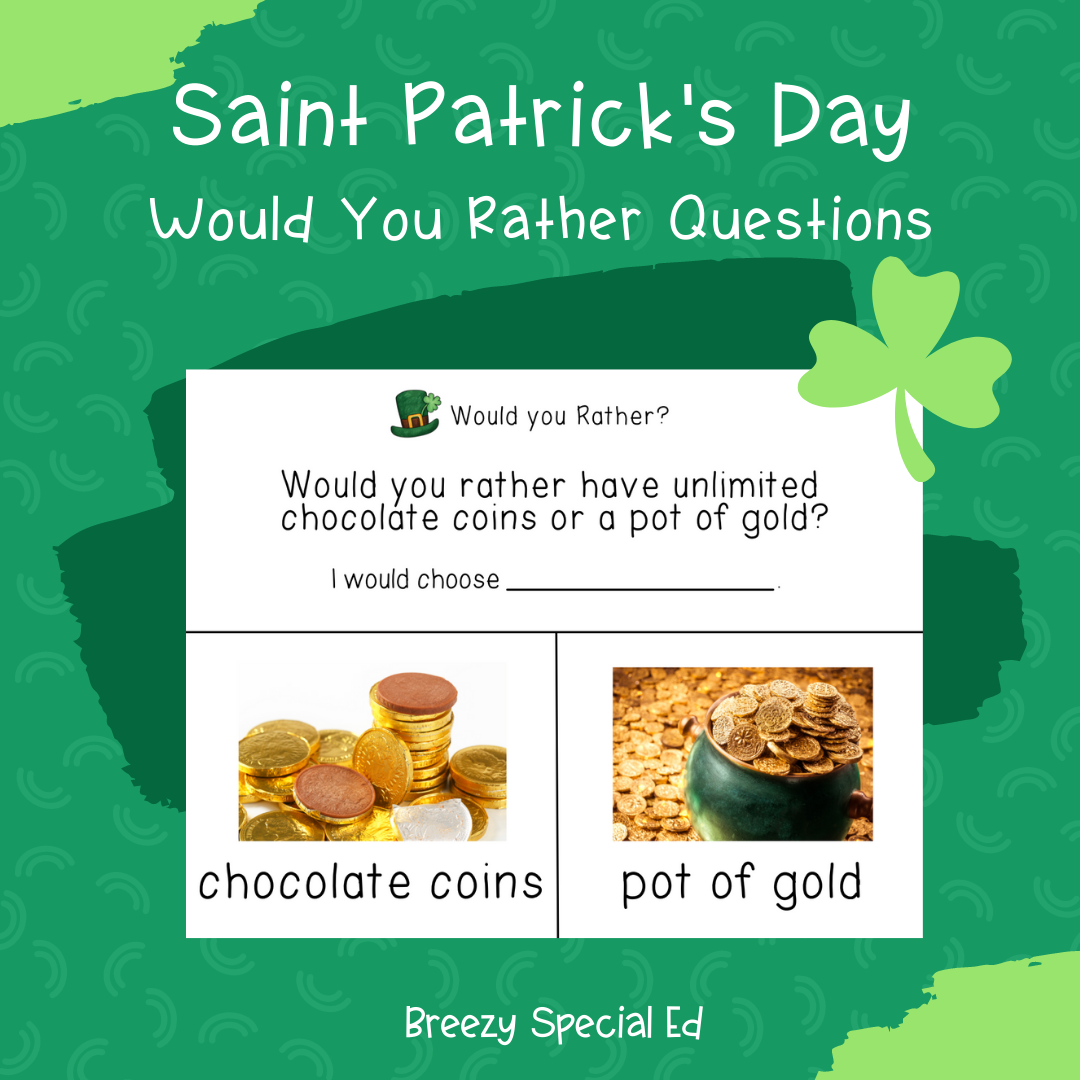Would You Rather? St Patrick's Day Questions + Journal Prompts