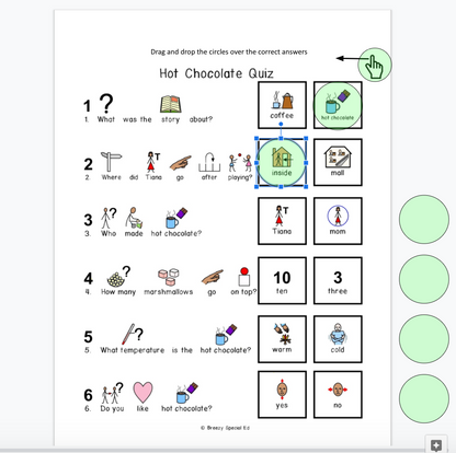 Winter - Symbol Supported Reading Comprehension for Special Ed