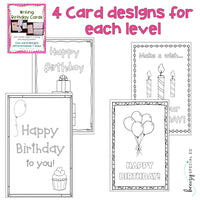 Write a Birthday Card Differentiated for ALL your Special Education Students