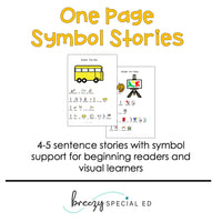 School - Symbol Supported Reading Comprehension for Special Ed