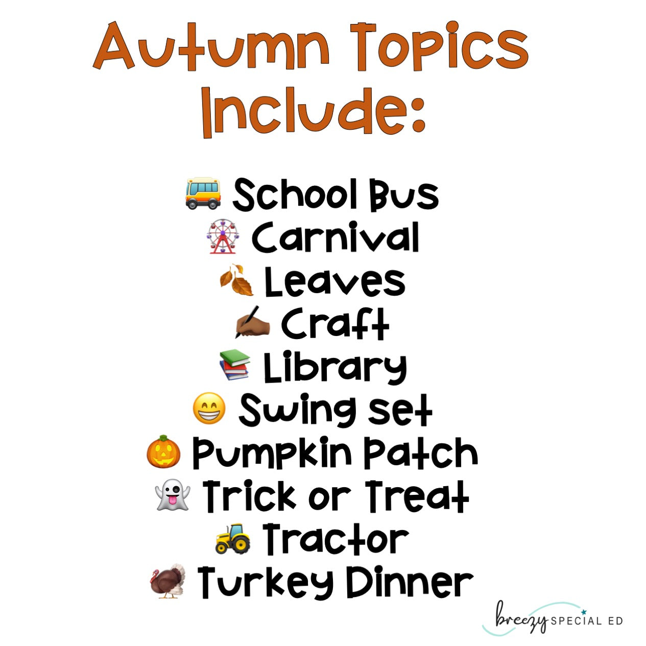 Fall / Autumn / Back to School Picture Journal Prompts {Leveled Writing}