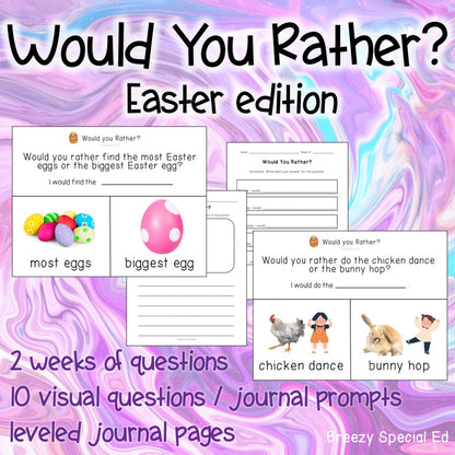 Would You Rather? Easter Questions + Journal Prompts
