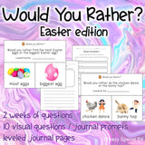 Would You Rather? Easter Questions + Journal Prompts