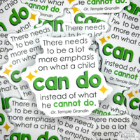 Emphasis On What A Child Can Do Sticker | Teacher Sticker | Special Education