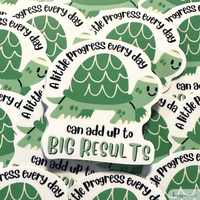 A Little Progress Every Day | Turtle | Teacher Sticker | Special Education