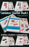 I Need Interactive / Adapted Sentence Starter Book - special education
