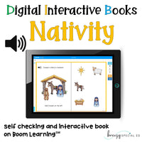 Digital Interactive Christmas Books with Audio on Boom Cards™