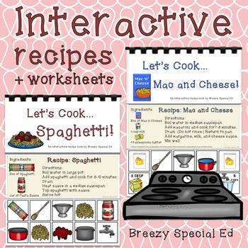 Interactive Cooking Lessons / Visual Recipes: Spaghetti + Macaroni and Cheese