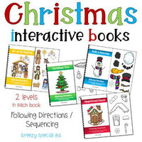 Digital and Printable BUNDLE: Christmas Direction Interactive Books