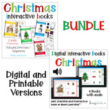 Digital and Printable BUNDLE: Christmas Direction Interactive Books