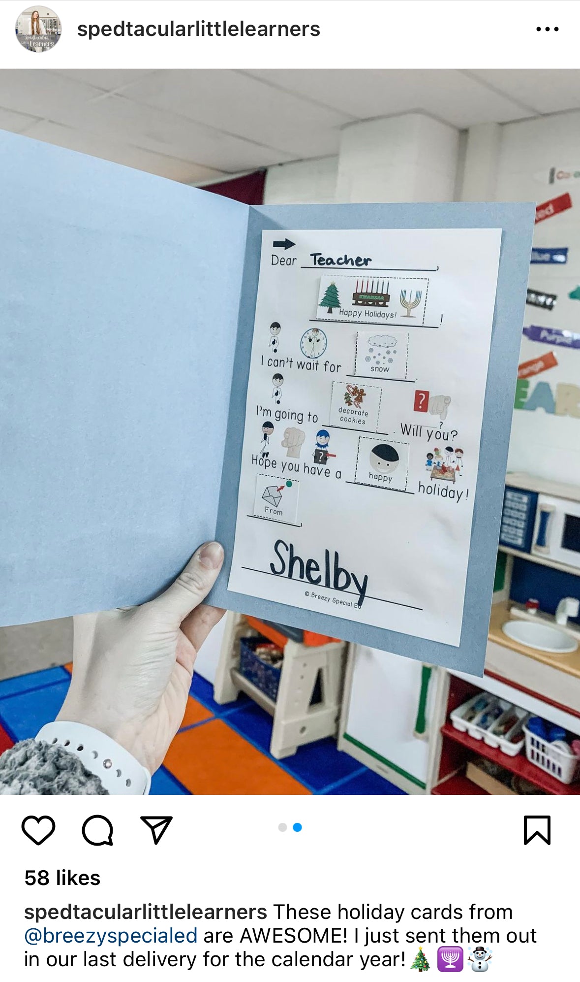 Christmas and Holiday Cards: Differentiated for ALL your Special Ed Students