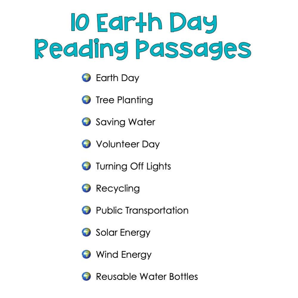 Earth Day activities special education