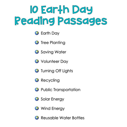 Earth Day activities special education