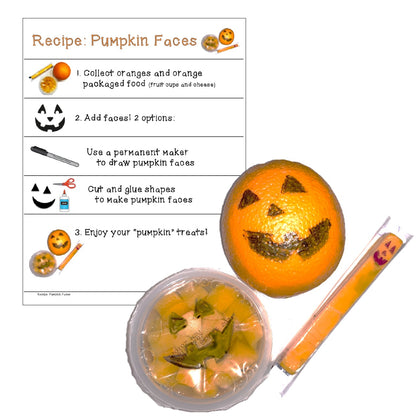 Fall and Halloween Visual Recipes for Special Education