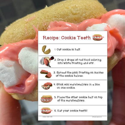 Fall and Halloween Visual Recipes for Special Education