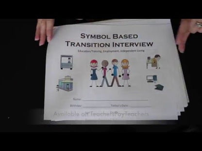 Symbol Supported Transition Interview / Questionnaire for Special Education