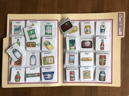 Special Education Kitchen / Cooking Life Skill File Folders - Set 2 11pk - Fully Prepped