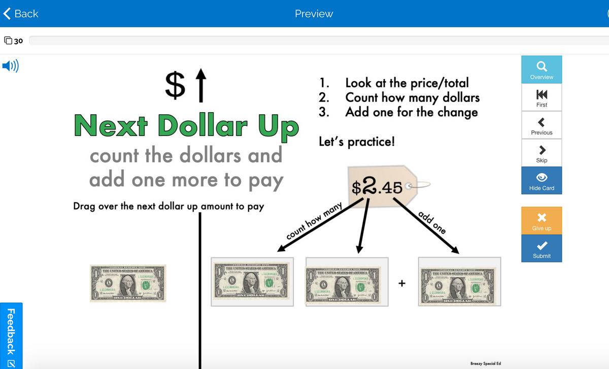 Distance Learning: Dollar Over Interactive Digital Activities for Spec ...