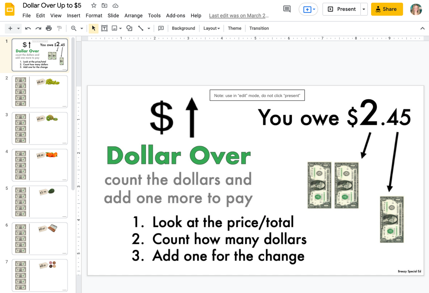 Distance Learning: Dollar Over Interactive Digital Activities for Special Ed