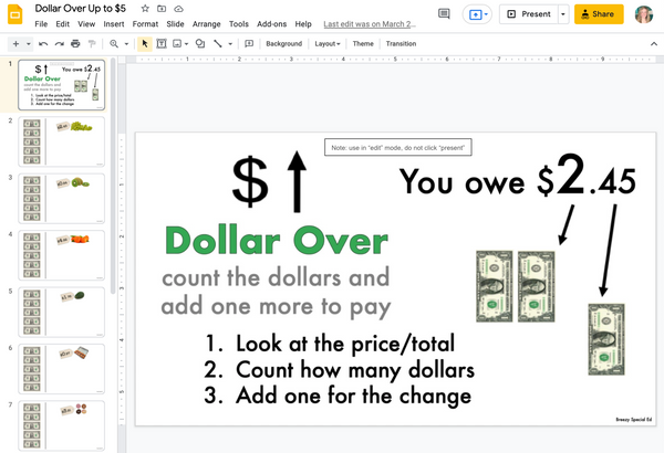 Distance Learning: Dollar Over Interactive Digital Activities for Spec ...