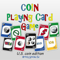 Money Math (Coins) Identification Card Game
