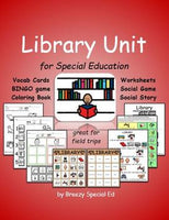 Library Unit for Field Trips / Community Outings for Special Education